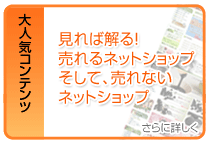 見れば判る！売れるネットショップと売れないネットショップ