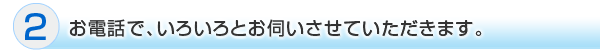 お電話での相談